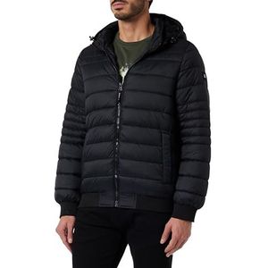 Pepe Jeans Billy Puffer Jacket voor heren, Zwart (zwart), M