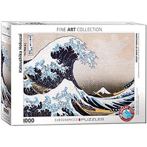 Grote golf van Kanagawa door Katsushika Hokusai 1000-delige puzzel