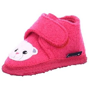 NANGA Teddy Bear Pantoffels voor babymeisjes, fuchsia, 25 EU