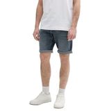 Tom Tailor - Josh - Bermuda - Effen - Katoenmix, Regular Rise, Slim Leg, 5-Pocketdesign