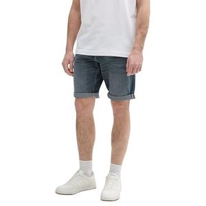 Tom Tailor - Josh - Bermuda - Effen - Katoenmix, Regular Rise, Slim Leg, 5-Pocketdesign