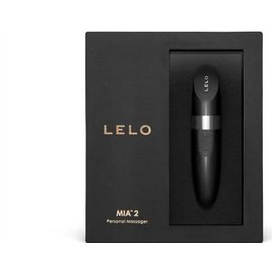 LELO MIA 2 Vibrator Lipstickstijl, Compacte Bullet-stimulator voor Vrouwen, Black