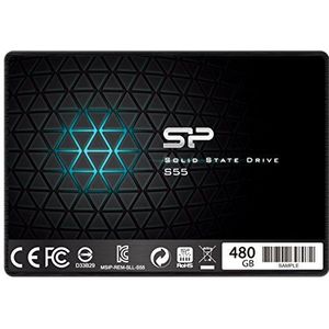 SSD 480 GB, 6,3 cm (2,5 inch), 7 mm, SATA III, snel geheugen, ideaal voor het verbeteren van de prestaties op pc en laptops, optimaliseert het opladen van toepassingen en systemen.
