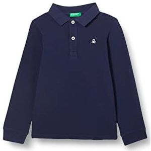 United Colors of Benetton Poloshirt voor kinderen en tieners, donkerblauw 252, 18 Maanden