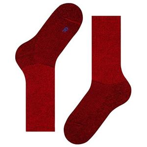 FALKE Uniseks-volwassene Sokken Walkie Ergo U SO Wol Functioneel material eenkleurig 1 Paar, Rood (Scarlet 8280), 44-45
