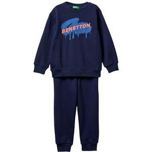 United Colors of Benetton Comp (shirt + broek), Blauw, 5 Jaar
