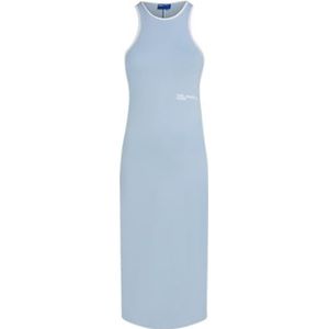 Karl Lagerfeld Jeans, Dames, Racer Milano Jurk, Bodycon Fit, Blauw, XS
