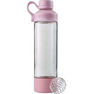BlenderBottle Heren Mantra Glazen Shaker - Roze Roze, 590 ml