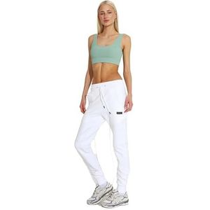 Carlheim Women's Sweatpants Everyday Comfort Jette, White, Small