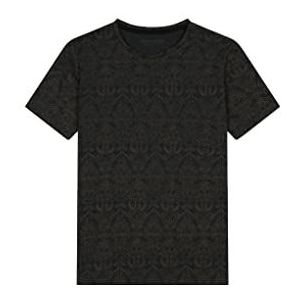 Teddy Smith T- Hector MC T-shirt, melange zwart, maat L heren