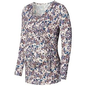 ESPRIT Maternity Dames Nursing Long Sleeve Allover Print T-shirt, Blauw - 300, 38