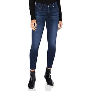 7 For All Mankind The Skinny Crop Jeans voor dames, blauw (Dark Blue Uf), 32W x 28L