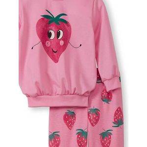 CALIDA Toddlers Strawberry pyjama manchetten Begonia roze, 1 stuk, maat 80, Begonia Pink, 80 cm