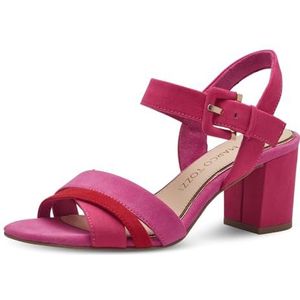 MARCO TOZZI Heeled Sandal by Guido Maria Kretschmer 2-28323-42 dames, Pink Comb, 37 EU