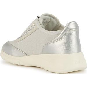 Geox D ALLENIEE C Sneakers voor dames, zilver/LT Grey, 39 EU, Silver Lt Grey., 39 EU