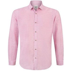 Stockerpoint Heren klederdrachthemd Ralf overhemd, roze, L