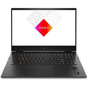 HP OMEN by HP 16-b1020ns Notebook, 40,6 cm (16,1 inch), Quad HD, Intel Core i7-12700H, 16 GB RAM, 512 GB SSD, 165 Hz, Nvidia GeForce RTX 3070 Ti, zonder besturingssysteem, zwart, Spaans