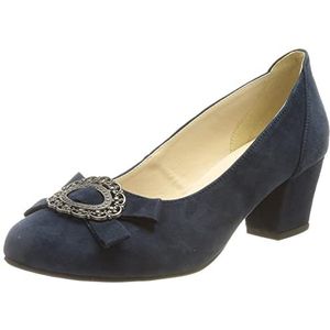 HIRSCHKOGEL Dames 3000008 pumps, donkerblauw, 41 EU, blauw., 41 EU