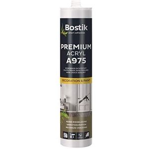 Bostik A975 Premium acryl wit 1K acryl afdichtmiddel 300ml patroon