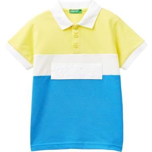 United Colors of Benetton Poloshirt voor kinderen en jongeren, Geel, 104
