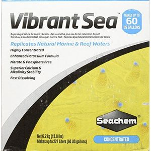 Seachem Vibrant Sea Reef Aquarium zout 6,2 kg/60 gal