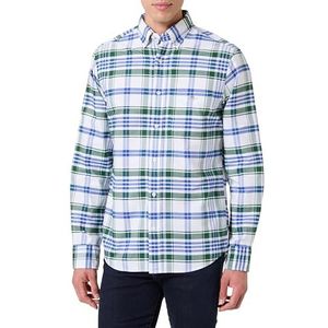 REG Classic Oxford geruit shirt, groen, S