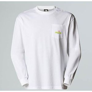 The North Face - Expedition Celebration - Oversized T-shirt - Tnf White - Lange Mouwen