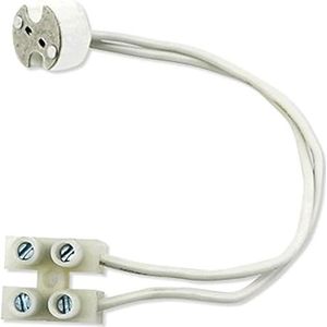 Blendend Lamphouder van keramiek G5.3, wit