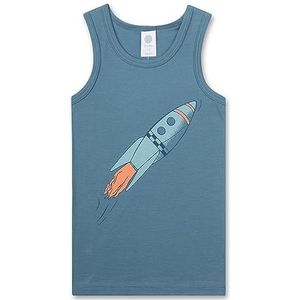 Sanetta Jongensonderhemd, Bluestone, 92 cm