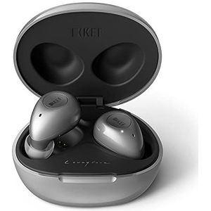 KEF Mu3 Noise Cancelling True Wireless In-Ear Oordopjes, Zilver Grijs