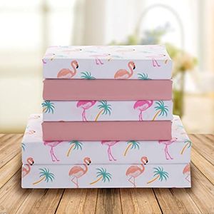 Elegant Comfort Luxe zachte lakens flamingopatroon 1500 draadtelling percal Egyptische kwaliteit zachtheid kreuk- en kleurbestendig (6-delig) beddengoedset, kingsize, flamingo