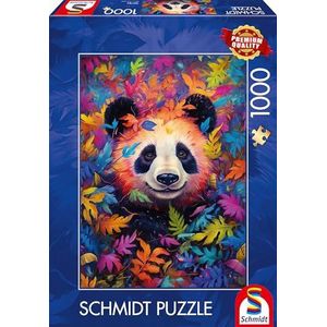 Schmidt Spiele 59781 pandabar in regenboogwoud, puzzel met 1000 stukjes, meerkleurig