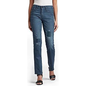 G-Star Raw dames Jeans Noxer Straight,Blauw (Worn in Rivulet Patch Restored C048-c601),24W / 30L