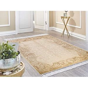 Homemania HALI-83024 tapijt, bedrukt, zand 1, modern, meerkleurig van stof, 160 x 230 cm
