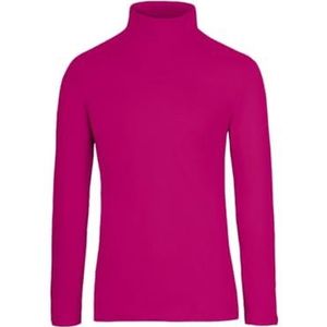 TRIGEMA Heren coltrui shirt, koraalrood, XL