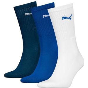 PUMA Uniseks crew sock 3P, Blue Combo, 39-42 EU