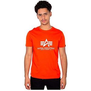 Alpha Industries Basis T-shirt Heren T-shirt Atomic Red