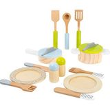 small foot - Crockery and Cookware Set Play Kitchen