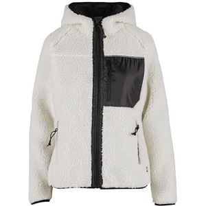 Brandit Women Teddyfl. Jacket Hood 15Y, Farbe: white, Größe: XL