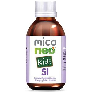 Mico NEO | SI Kids | kindersiroop | Reishi, zonneschimmel en shiitake | gluten- en melkvrij | voor immunologisch verzwakte kinderen | allergieën en infecties | 200ml | 20ml/kg | dagelijks maximaal