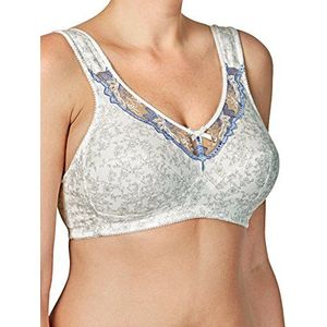 Susa Dames beugelloze beha, ivoor (champagne bedrukt 224), (fabrikantmaat: 80E), ivoor (champagne 224), bedrukt, 80E