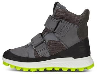 ECCO Jungen EXOSTRIKE KIDS Mid-cut Boot, Grau (Black/Dark Shadow), 27 EU