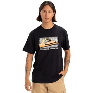 Quiksilver Retro Fade SS T-shirt voor heren, Zwart, XS