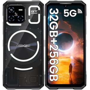DOOGEE Blade GT Telephone Incassable 5G, 32Go + 256Go Smartphone Incassable Dimensity 7050 Android 14, 6.72"" FHD+&120Hz, 48MP+20MP Antichoc, 5500mAh/18W, 5G Dual SIM/IP68/NFC/GPS Telephone de Chantier