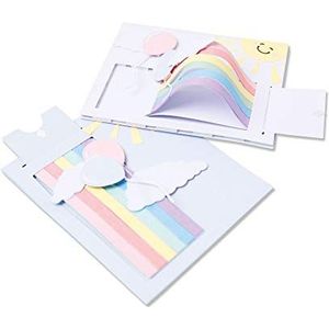 Sizzix Thinlits Die 665086 Rainbow Slider Card van Georgie Evans, 13 Pack, Multi kleuren, Een maat