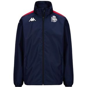 Kappa Adverzip Pro 8 sportjack | marineblauw/rood DK M