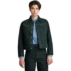 G-STAR RAW Arc 3D jas voor dames, groen (laub gd C436-D549), S