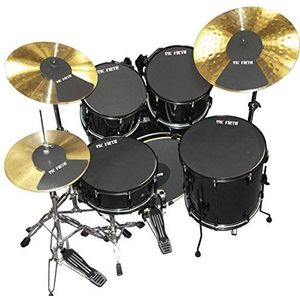 Vic Firth LA Rock Drum and Cymbal Mute Pad-set: 10"", 12"", 14"", 16"", 22"" Drumpads plus Hi-hat en 2 x Cymbal Pads