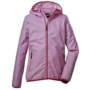 killtec Girl's Functioneel jack/outdoorjack met capuchon, opvouwbaar KOS 211 GRLS JCKT, light pink, 152, 39108-000