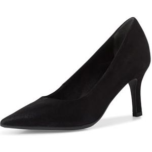 Tamaris Klassieke damespumps 1-22434-41, zwart, Zwarte structuur, 41 EU